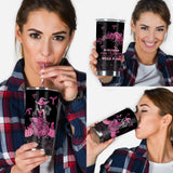 In October Even Witches Wear Pink - Breast Cancer Awareness Tumbler 0822