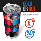 Hologram Witch Survivor - Breast Cancer Awareness Tumbler 0822