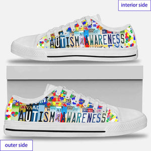 Autism Awareness Low Top Shoes 0921
