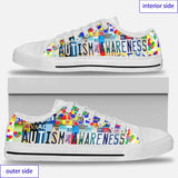 Autism Awareness Low Top Shoes 0921