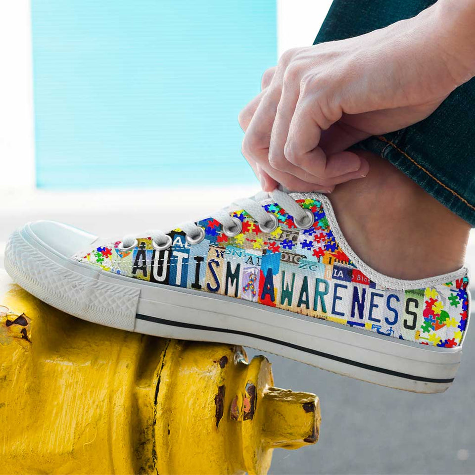 Autism Awareness Low Top Shoes 0921