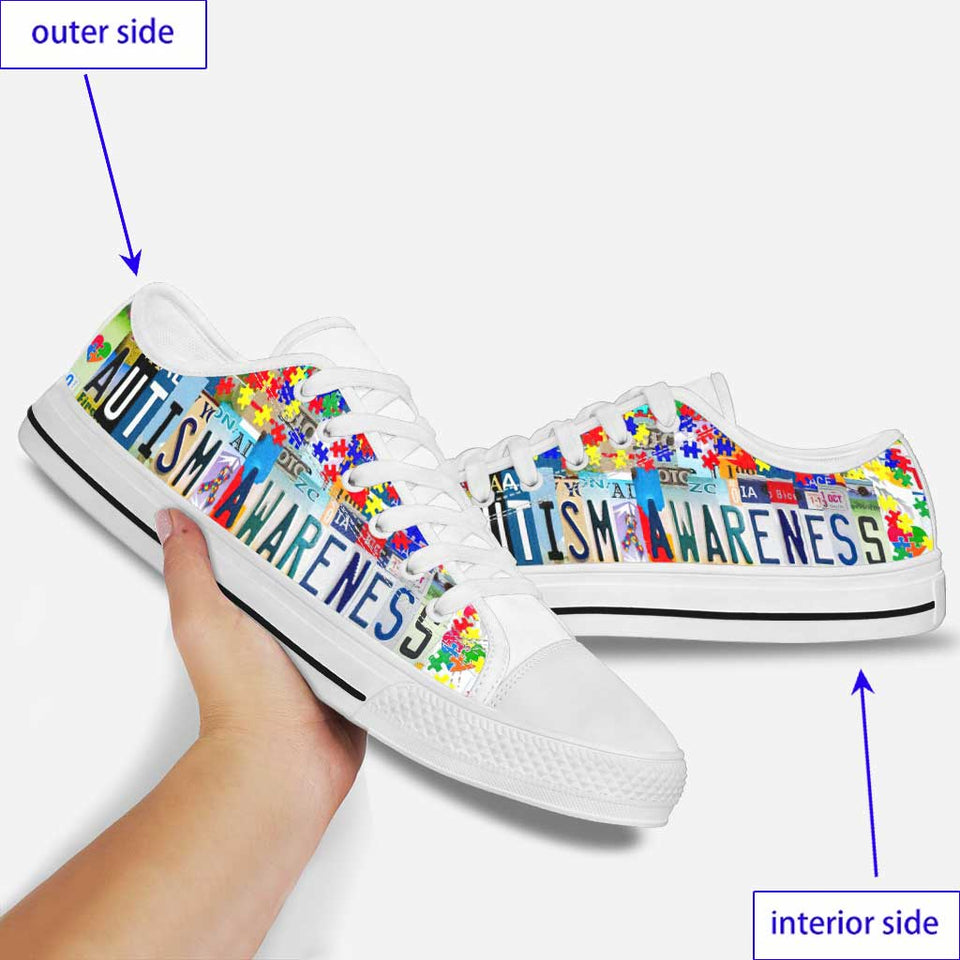 Autism Awareness Low Top Shoes 0921