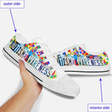Autism Awareness Low Top Shoes 0921