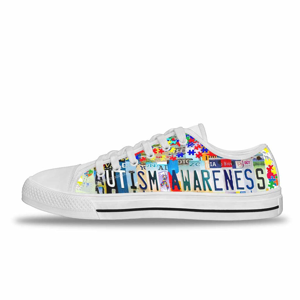 Autism Awareness Low Top Shoes 0921