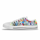 Autism Awareness Low Top Shoes 0921