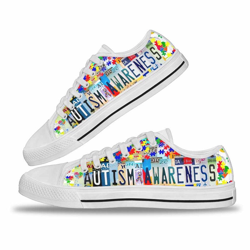 Autism Awareness Low Top Shoes 0921