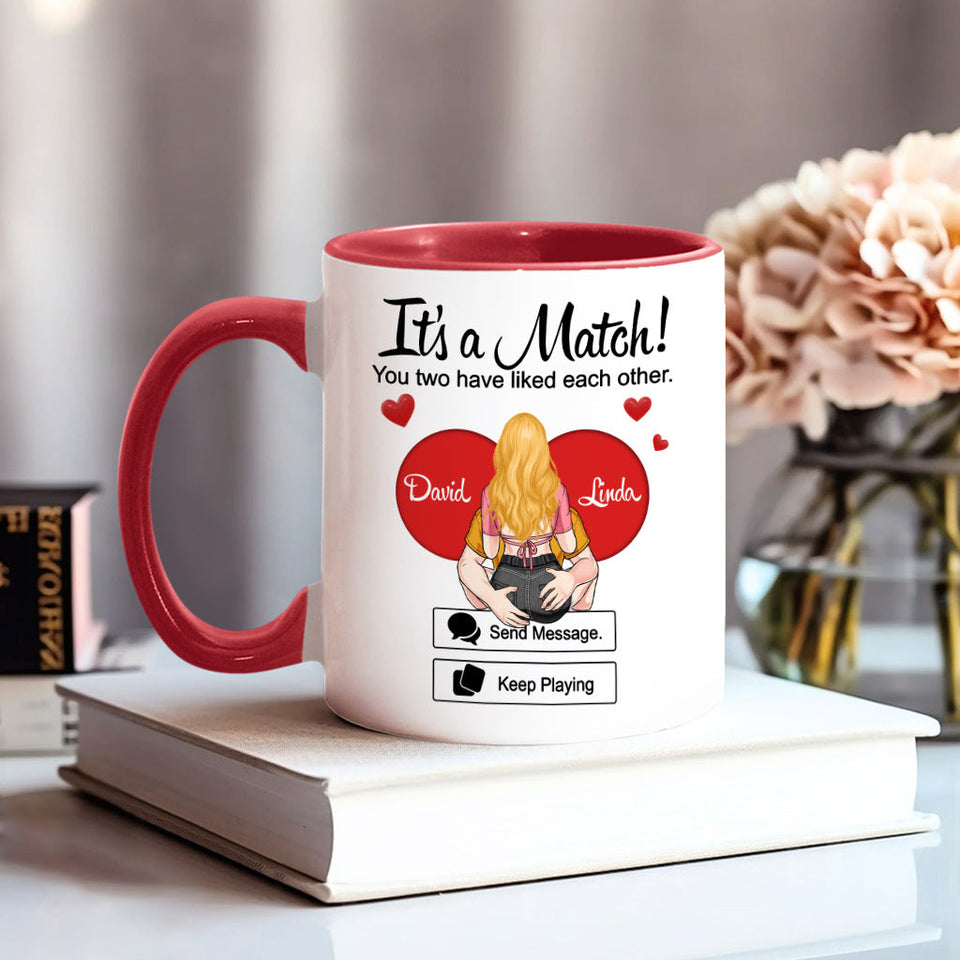 You Are Far My Favorite - gift for boyfriend, girlfriend, husband, wife - Personalized Accent Mug