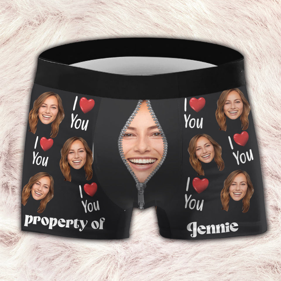 My Property - Personalized Gift For Him Men Boxer Briefs