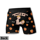 Congrats On Being My Favorite - Personalized Couple Women Briefs & Men Boxer Briefs