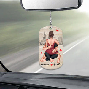 I Need You Tonight So Get Home Safe - Personalized Couple Car Ornament