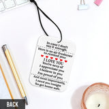 I Need You Tonight So Get Home Safe - Personalized Couple Rectangle Air Freshener