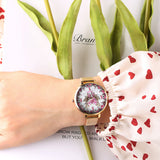 Faith Hope Love - Personalized Breast Cancer Awareness Women Hand Watch