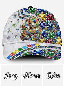Mama Bear - Personalized Autism Awareness Classic Cap