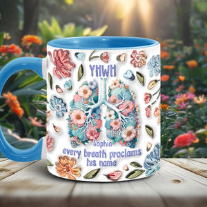 YHWH Speaks His Name - Personalized Christian Accent Mug