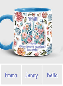YHWH Speaks His Name - Personalized Christian Accent Mug