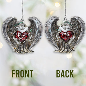Angel Wings - Personalized Memorial Transparent Car Ornament