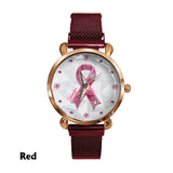 Breast Cancer Awareness - Personalized Breast Cancer Awareness Women Hand Watch