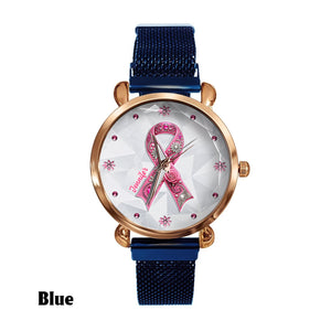 Breast Cancer Awareness - Personalized Breast Cancer Awareness Women Hand Watch