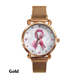 Breast Cancer Awareness - Personalized Breast Cancer Awareness Women Hand Watch
