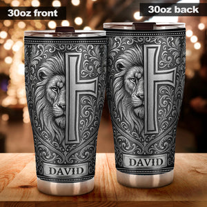 The Man Of God - Personalized Christian Tumbler