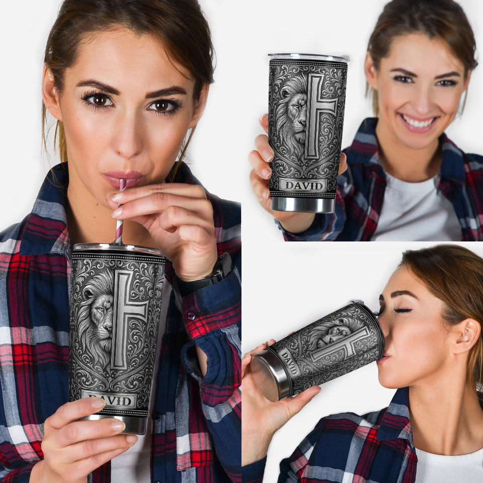 The Man Of God - Personalized Christian Tumbler
