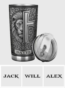 The Man Of God - Personalized Christian Tumbler