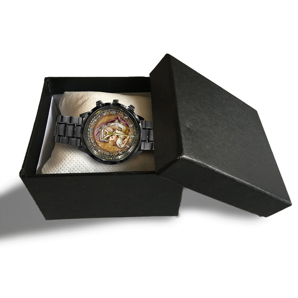 Catholight Divine Madonna And Child - Personalized Christian Hand Watch