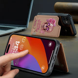 Skull And Ribbon - Personalized Breast Cancer Awareness Wallet Phone Case