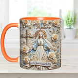 You Are Forever Protected By Mary - Personalized Christian Accent Mug