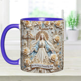 You Are Forever Protected By Mary - Personalized Christian Accent Mug