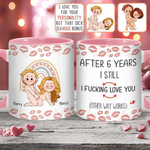 After Years Still Love You - Personalized Couple Accent Mug