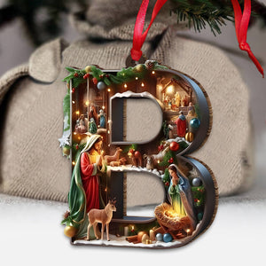 Holy Alphabet - Personalized Christian Ornament
