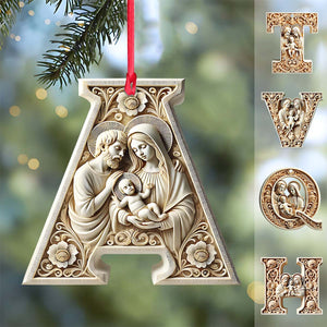 Believe - Personalized Christian Ornament