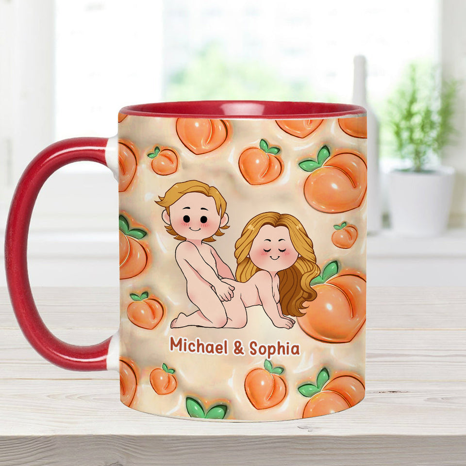 Congrats On Being My Favorite Butt - gift for husband, wife, boyfriend, girlfriend - Personalized Accent Mug