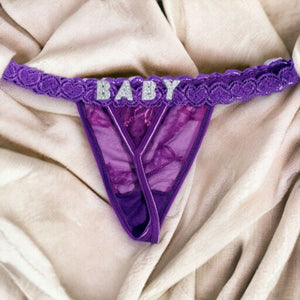 Custom Name Panties - Personalized Couple Custom Name Panties