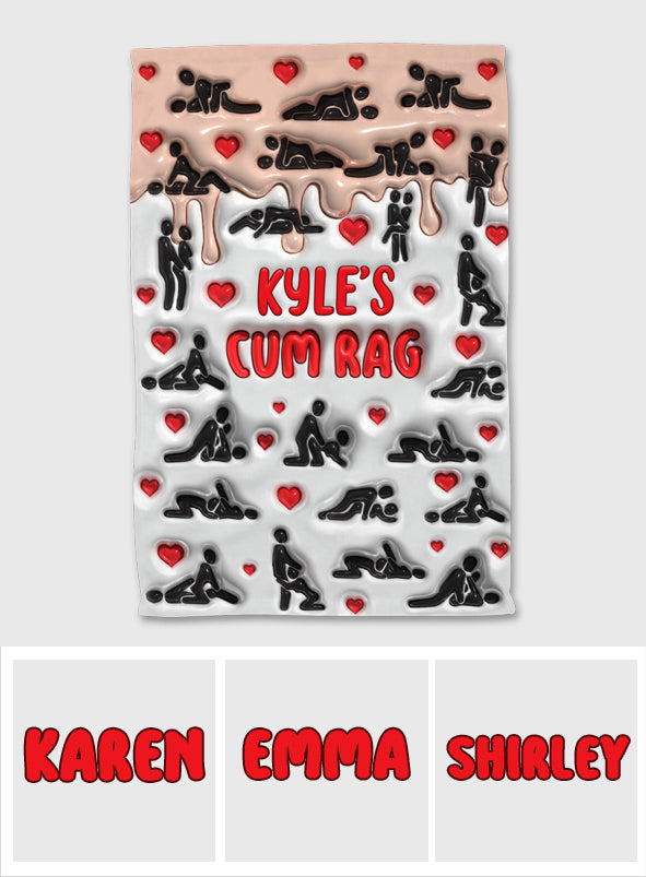 My Favorite Thing To Do Is You - Personalized Couple Towel