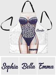 Sexy Lady - Personalized Couple Apron