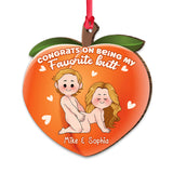 Congrats On Being My Favorite - gift for husband, wife, boyfriend, girlfriend - Personalized Ornament