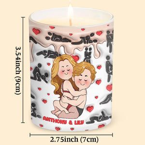 Best Couple Ever - Personalized Couple Candle With Wooden Lid