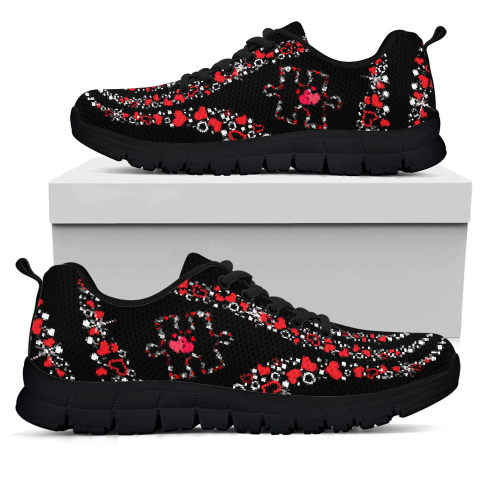 Love Someone With Autism Valentine Autism Awareness Sneakers 0622
