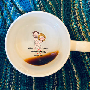 Her His - Personalized Couple Hidden Message Mug