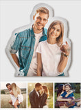 Custom Photo Humanoid - Personalized Couple Shaped Pillow