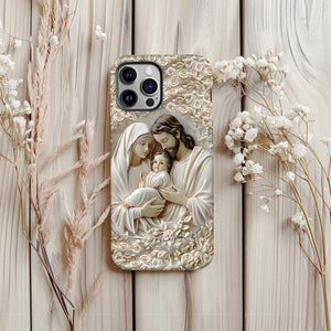 The Holy Family - Personalized Christian Full Print Phone Case