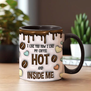 I Like You How I Like My Coffee - Personalized Couple Accent Mug