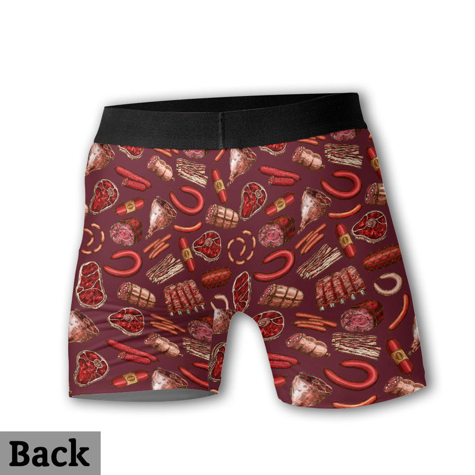 My Meat Is Going In Your Mouth - gift for husband, wife, boyfriend, girlfriend - Personalized Men’s Boxer Briefs