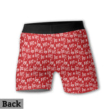 Matching Christmas Underwear For Couple - Personalized Couple Women Briefs & Men Boxer Briefs