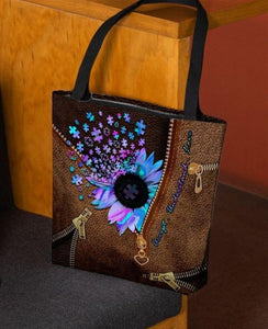Hologram Accept Understand Autism - Autism Awareness Tote Bag 0921