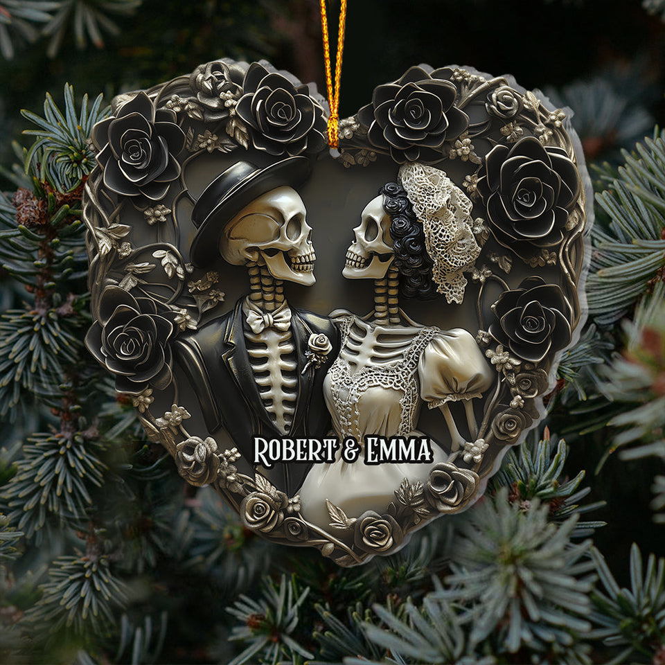 Til Death Do Us Part - Personalized Couple Ornament