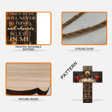 I Am The Bread Of Life - Christian Custom Shaped Wood Sign
