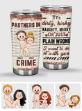 Partner In Crime - Personalized Couple Tumbler